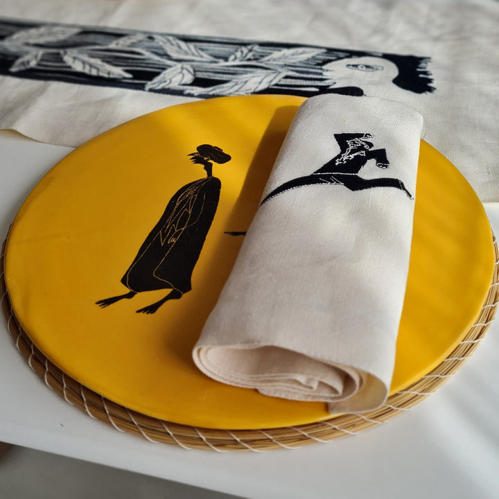 Set de 2 Serviettes de table en lin MEDINA - HARBA