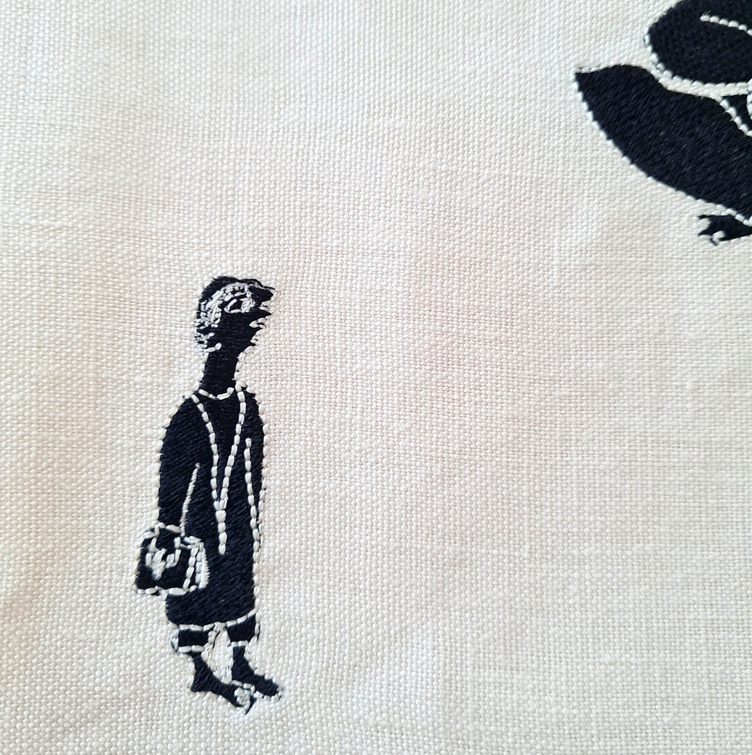 Set de 6 Serviettes de table en lin MEDINA 