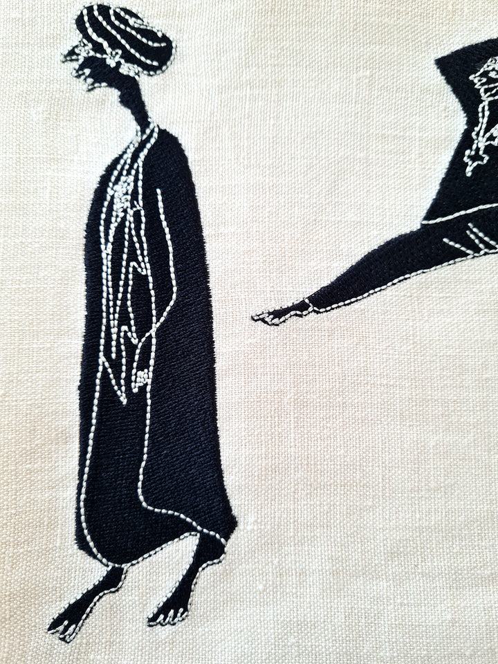 Set de 2 Serviettes de table en lin MEDINA - HARBA