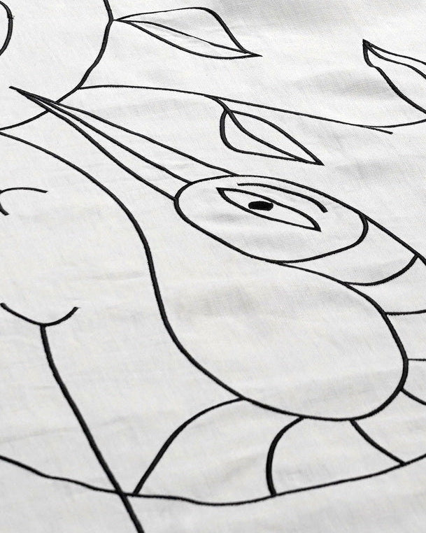 Embroidered Linen Tablecloth – ASFOUR