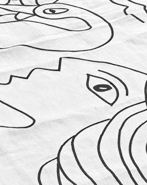 Embroidered Linen Tablecloth – BOUKORNINE