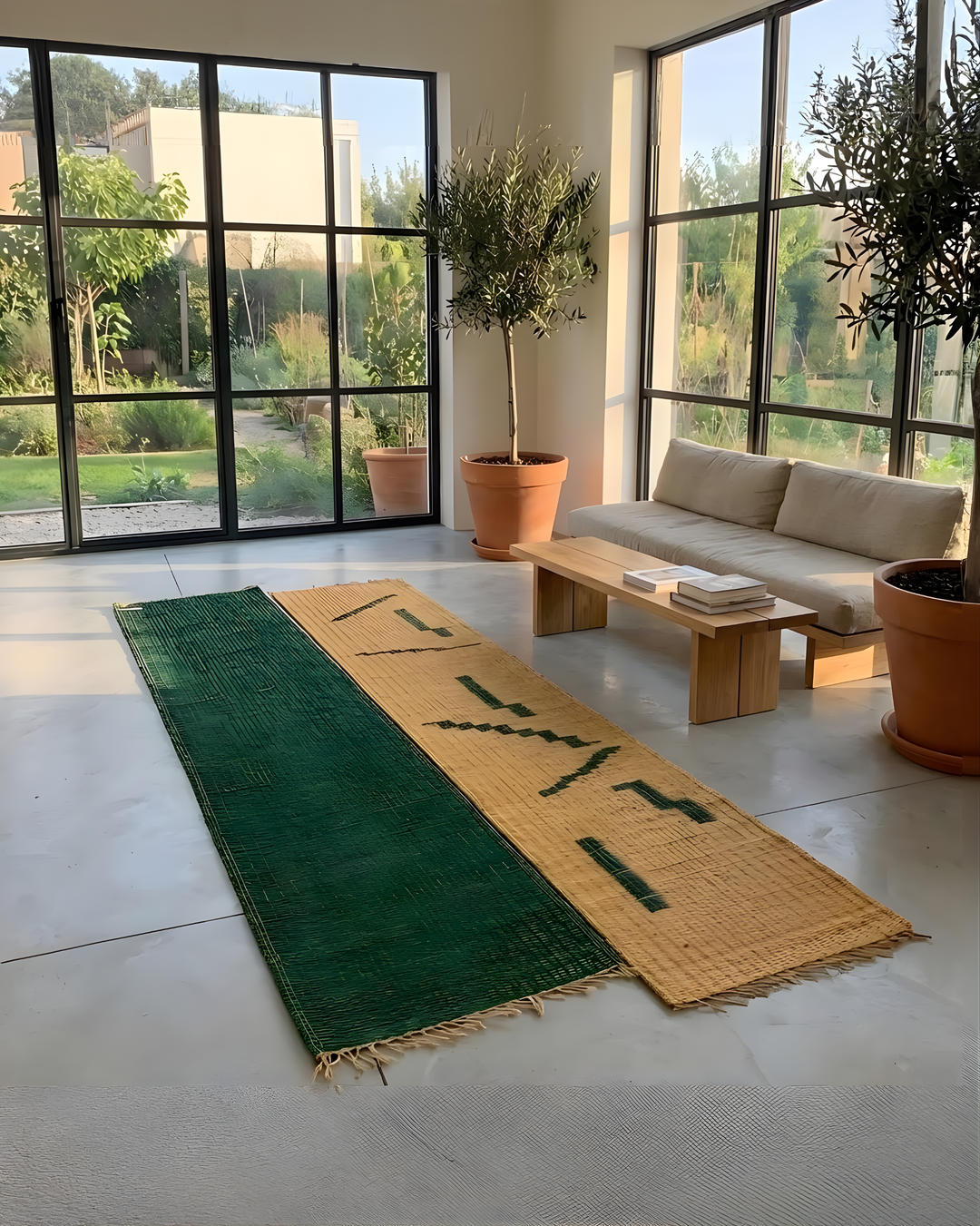 Rug NEBETTI TWIN 2 (green edition)