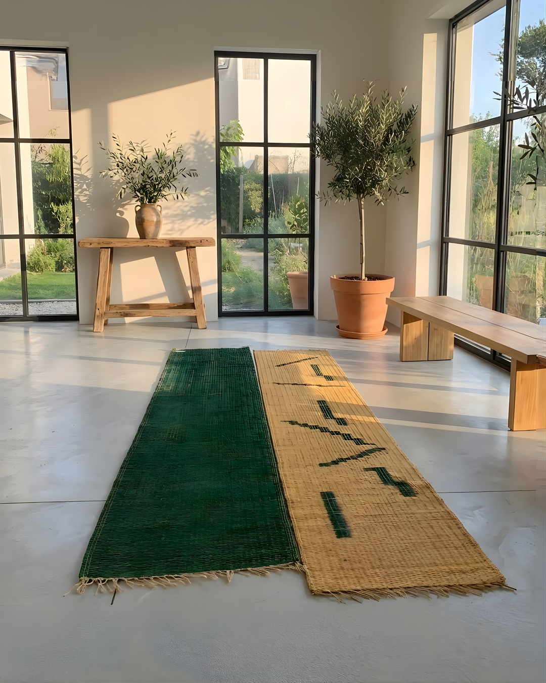 Rug NEBETTI TWIN 2 (green edition)