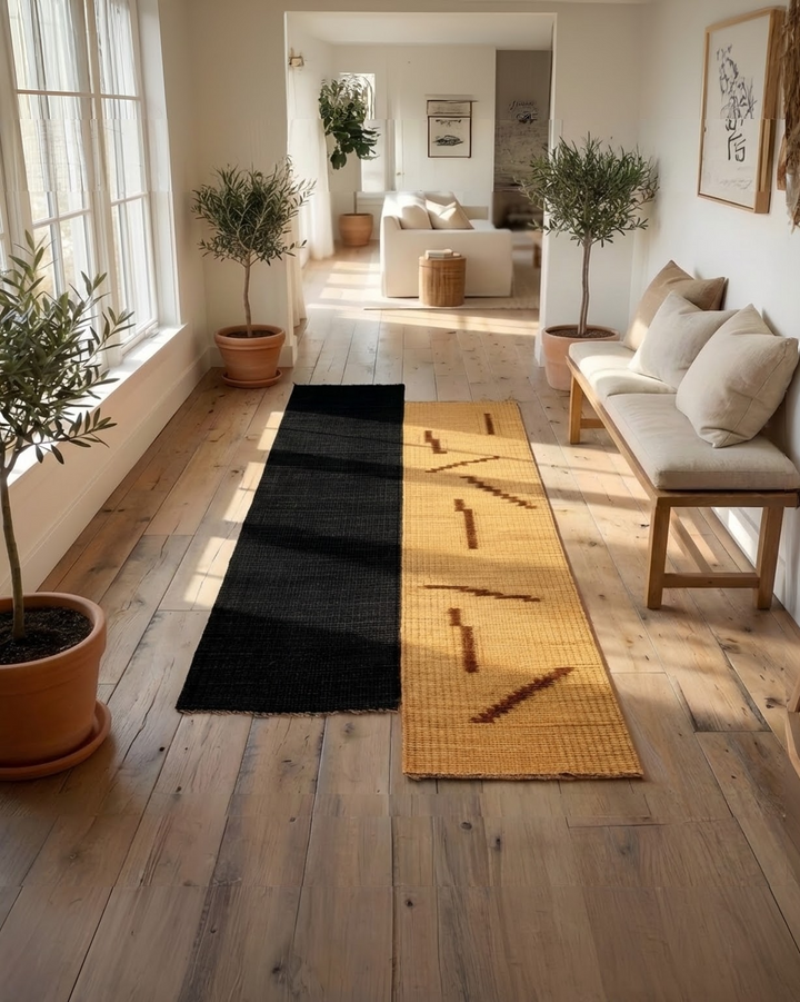 Rug NEBETTI TWIN 2 (black edition)