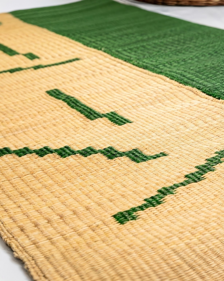 Rug NEBETTI TWIN 2 (green edition)